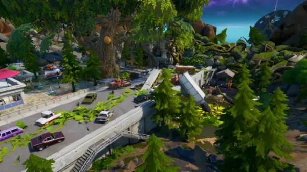 Cars, Forest, Fortnite