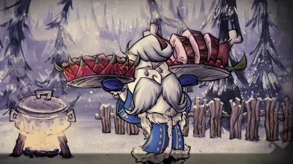 How about some turkey dinner and dragonpie for dessert?