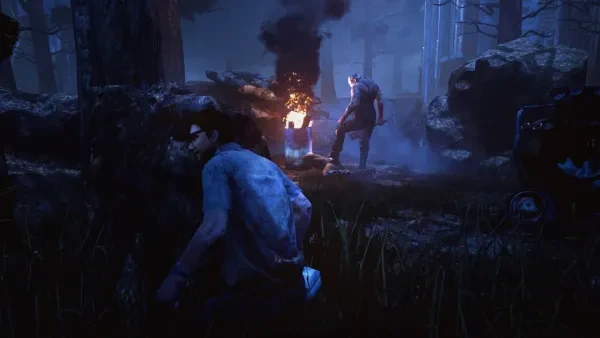 Stealth's very useful in Dead By Daylight Dwight crouching as Jake dies horribly to Trapper.
