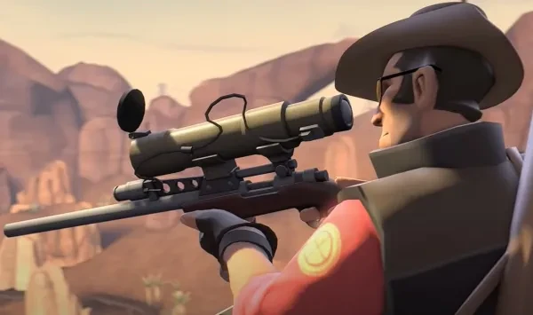 The Sniper from Team Fortress 2 Top 5, Team Fortress 2, Crosshairs, Best crosshairs, PC Game, Steam, Valve, Free to Play