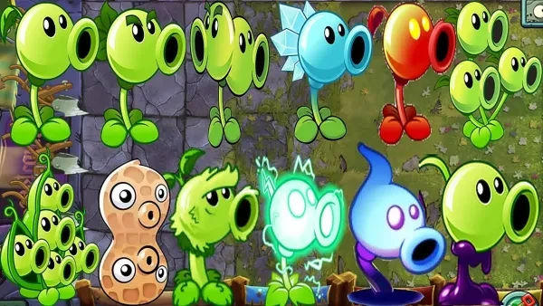 Plants vs. Zombies Peashooters zombie games, plants, setup, plants vs. zombies