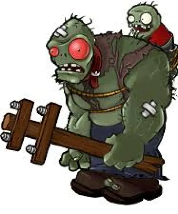 Plants vs. Zombies Gargantuar zombie games, plants, setup, plants vs. zombies