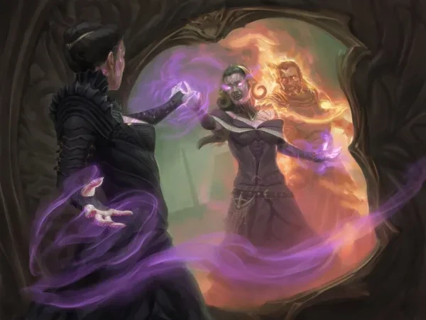 A Warlock's Curse (by Kieran Yanner) Into the mirror the patron mocks and marks you, to ever be cursed with such powers