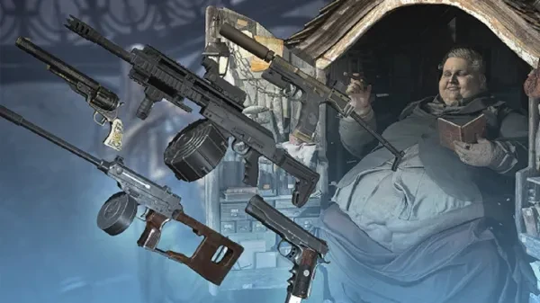 Resident Evil Village Infinite Ammo Weapons (All Infinite Ammo Weapon And How To Get Them) Resident Evil Village Infinite Ammo, Resident Evil Village Weapons, LEMI, M1897, F2 Rifle, M1911, W870 Tac, GM79, M1851, Wolfsbane, V61, SYG-12, Dragoon, WCX, USM-AI, S.T.A.K.E., Handcannon PZ, PZ, Rocket Pistol