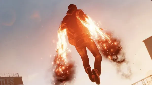Delsin Rowe using his smoke ability Top 10 Games like Infamous Second Son