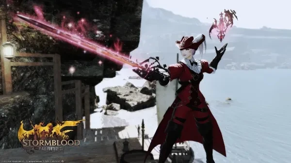 final fantasy, ffxiv, mmo, mmorpg, ff14, final fantasy 14, endwalker, red mage, weapon, glamour