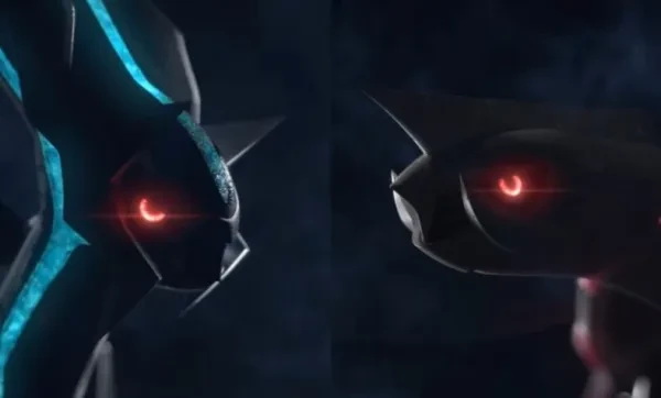 The two Deity Pokemon, Dialga and Palkia Dialga and Palkia