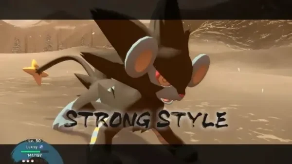 A Luxray in battle Luxray