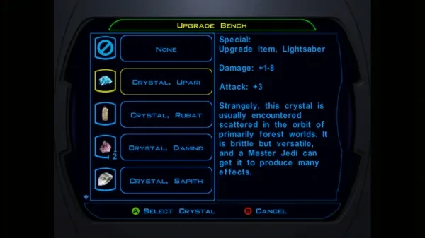 Star Wars : KOTOR Best Crystals image