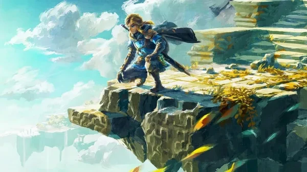 Link Tears Link in the sky