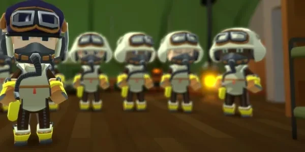 The crew gets ready for their next mission. Better put on that flak jacket. Look at these fine dressed people.