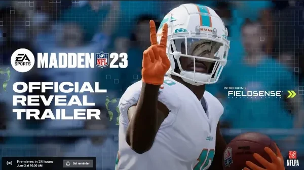 Tyreek Hill breezing his way to the end zone. Madden 23 Best Players