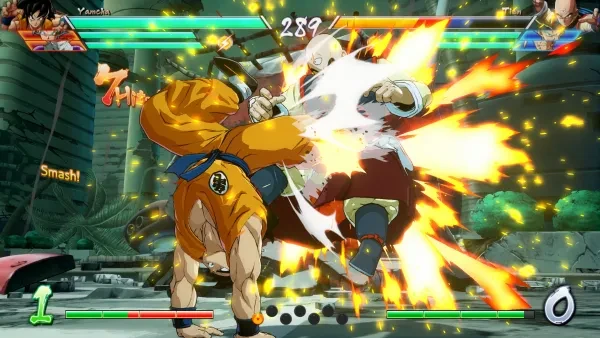 Yamcha vs. Tien in Dragon Ball Fighter Z Best Anime Fighting Games