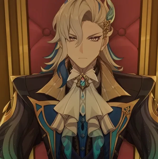 Neuvillette, Chief Iudex, seated in his chair, oversees yet another court hearing. Genshin Impact Best Neuvillette Builds That Are Powerful