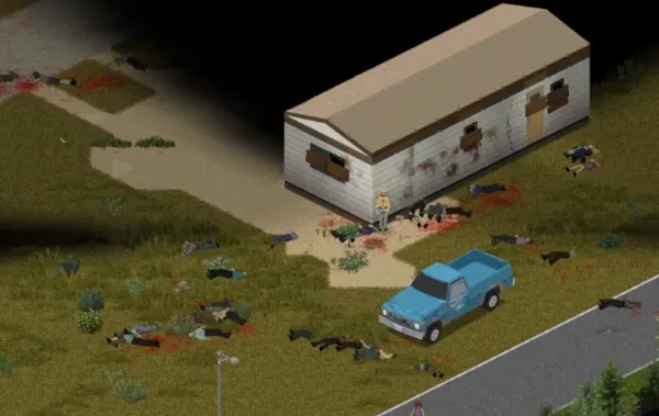 A survivor house Project Zomboid most realistic settings survivor vehicles