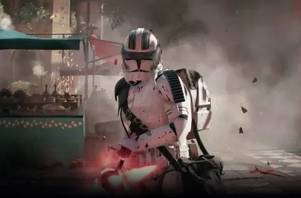 Heavy Trooper firing the Sentry gun ability SWBF2 Best SWBF2 Heavy Weapons