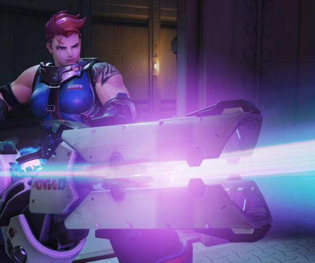 Zarya shooting things