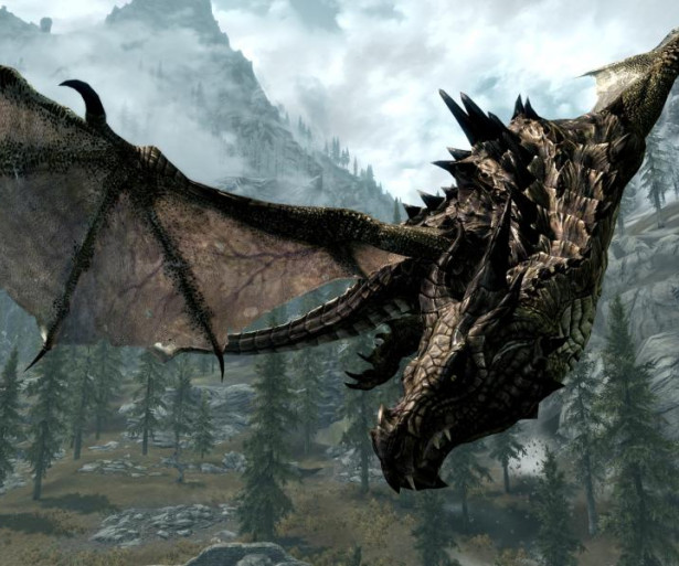 skyrim, elder scrolls, dragonborn, dawnguard, rpg, remastered 2106, dragon, Dovahkiin