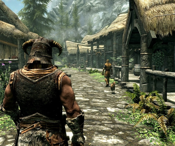 Traditional Dragonborn in starter town image