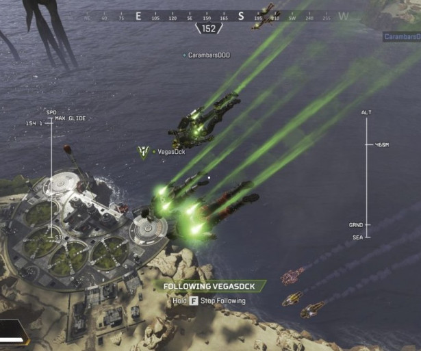 squad dropping in apex legends