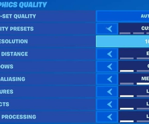 Best Fortnite Settings