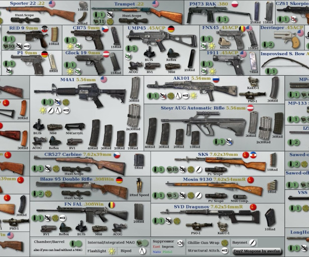 DayZ Best Weapons