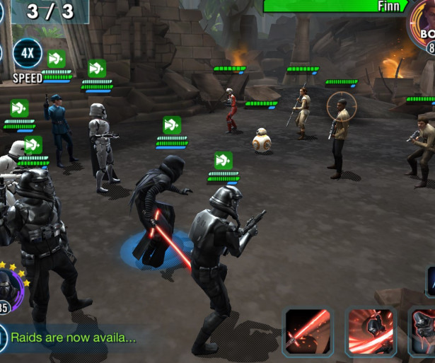 First Order, Star Wars Galaxy of Heroes, Kylo Ren, Captain Phasma