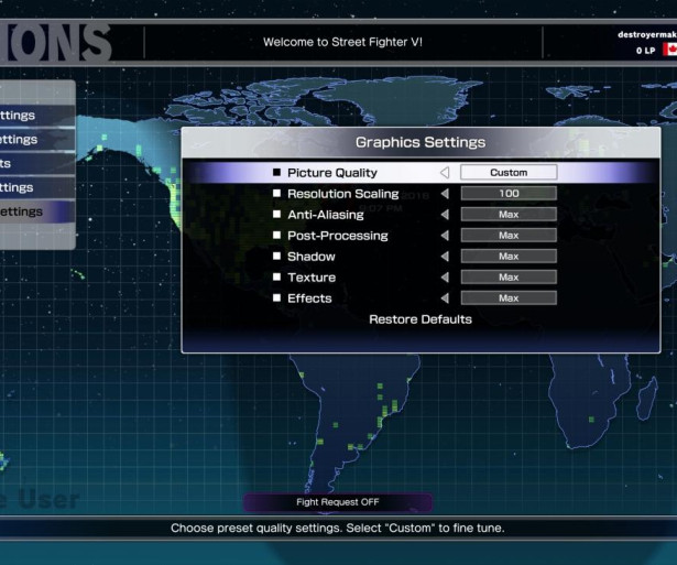SFV Best Graphics Settings