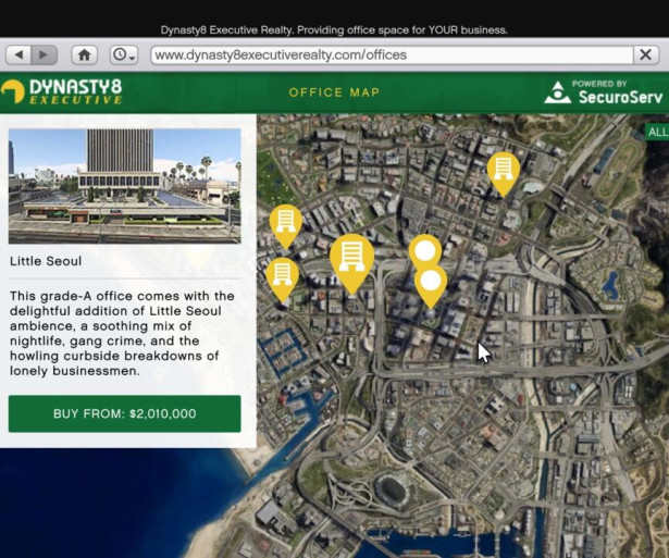 GTA Online Best Agency Locations