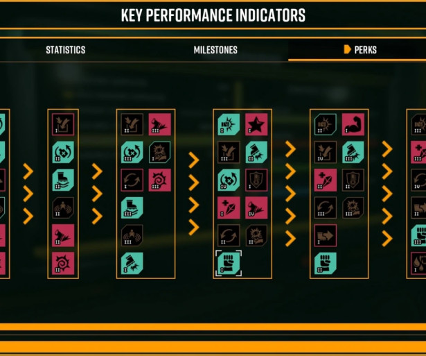 Perk Upgrade Page, Perk Tree, Deep Rock Galactic Perk Tree 