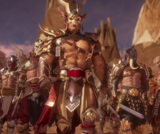 Kotal Kahn leading an army into Earthrealm