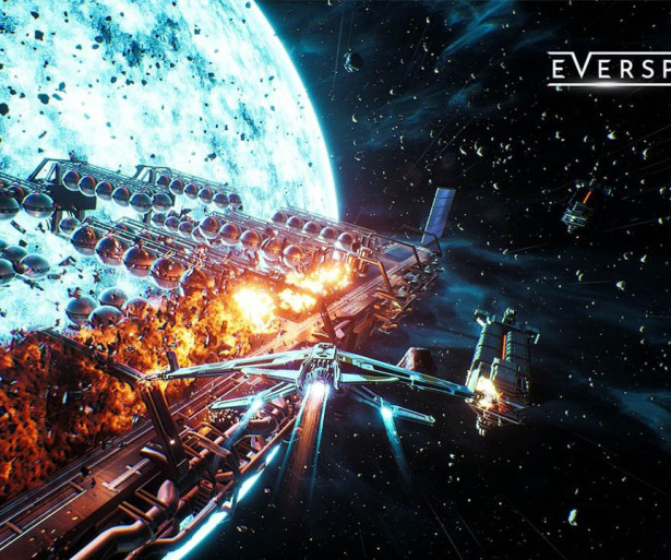 Attacking a station in Everspace 2