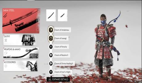 Equip the best charms to turn you into an invincible Samurai