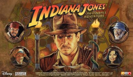 Revisit the classic adventures of Indiana Jones on the iconic pinball machine!