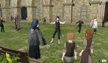 Felix from Fire Emblem: Three Houses is preparing to be the best dancer.