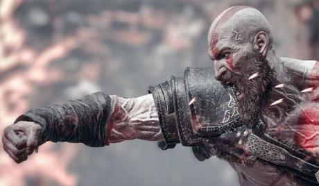 Kratos punching