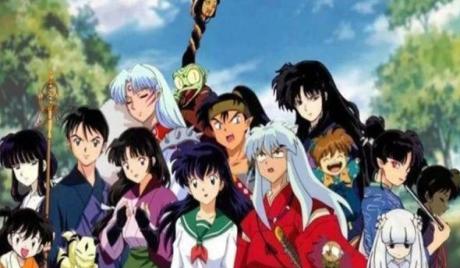 The character cast of Inuyasha!