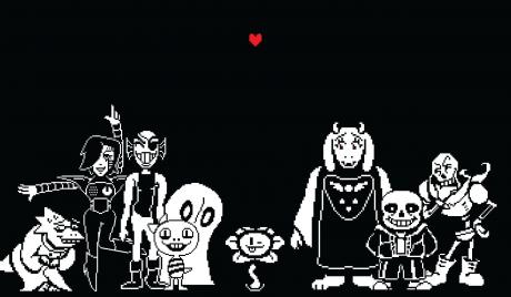 The cast of Undertale and the Red Soul