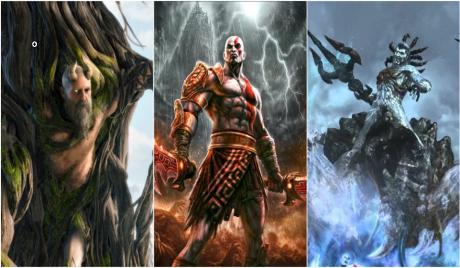 Mirmir, Kratos, Poseidon God of War Evolution